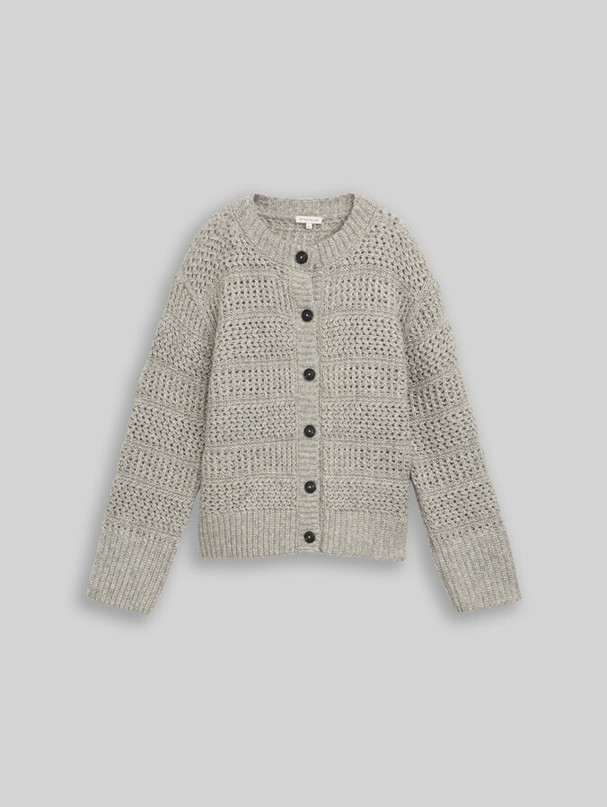 Cardigan avec une touche de laine par Women, soft grey melange
