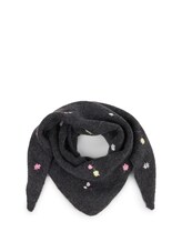 Ausgewählt, Cosy Schal mit Blumen-Stickerei von Tom Tailor, grau