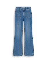 Ausgewählt, TTSTELLA Bootcut Jeans mit aufgesetzten Taschen von Tom Tailor, blau