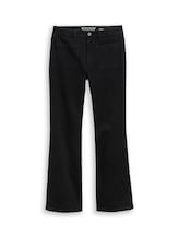 Nicht ausgewählt, TTSTELLA Bootcut Jeans mit aufgesetzten Taschen von Tom Tailor, schwarz