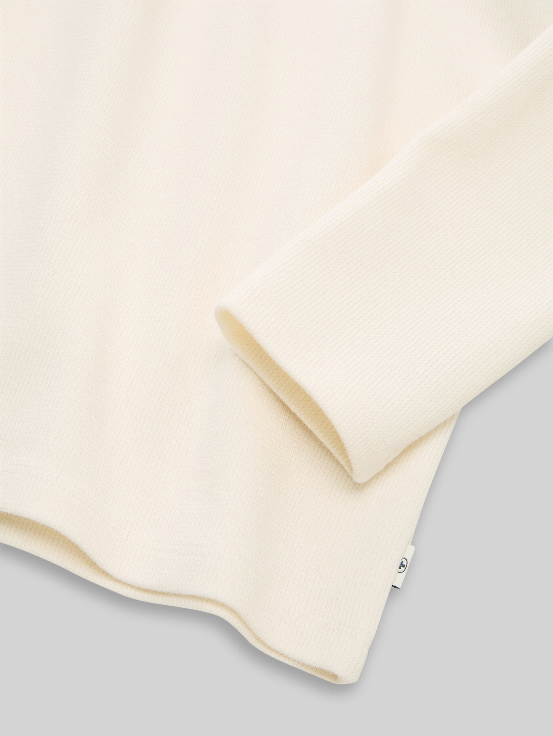 T-shirt à manches longues et col rond - Wool White - Vue détaillée du modèle