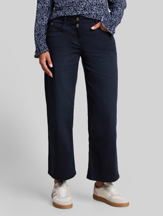 Stretch culottes by Women, sky captain blue