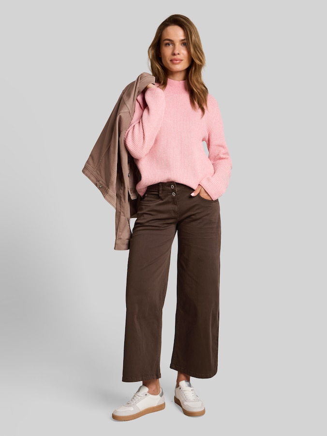 Culotte Hose mit Stretch von Women, java dark brown