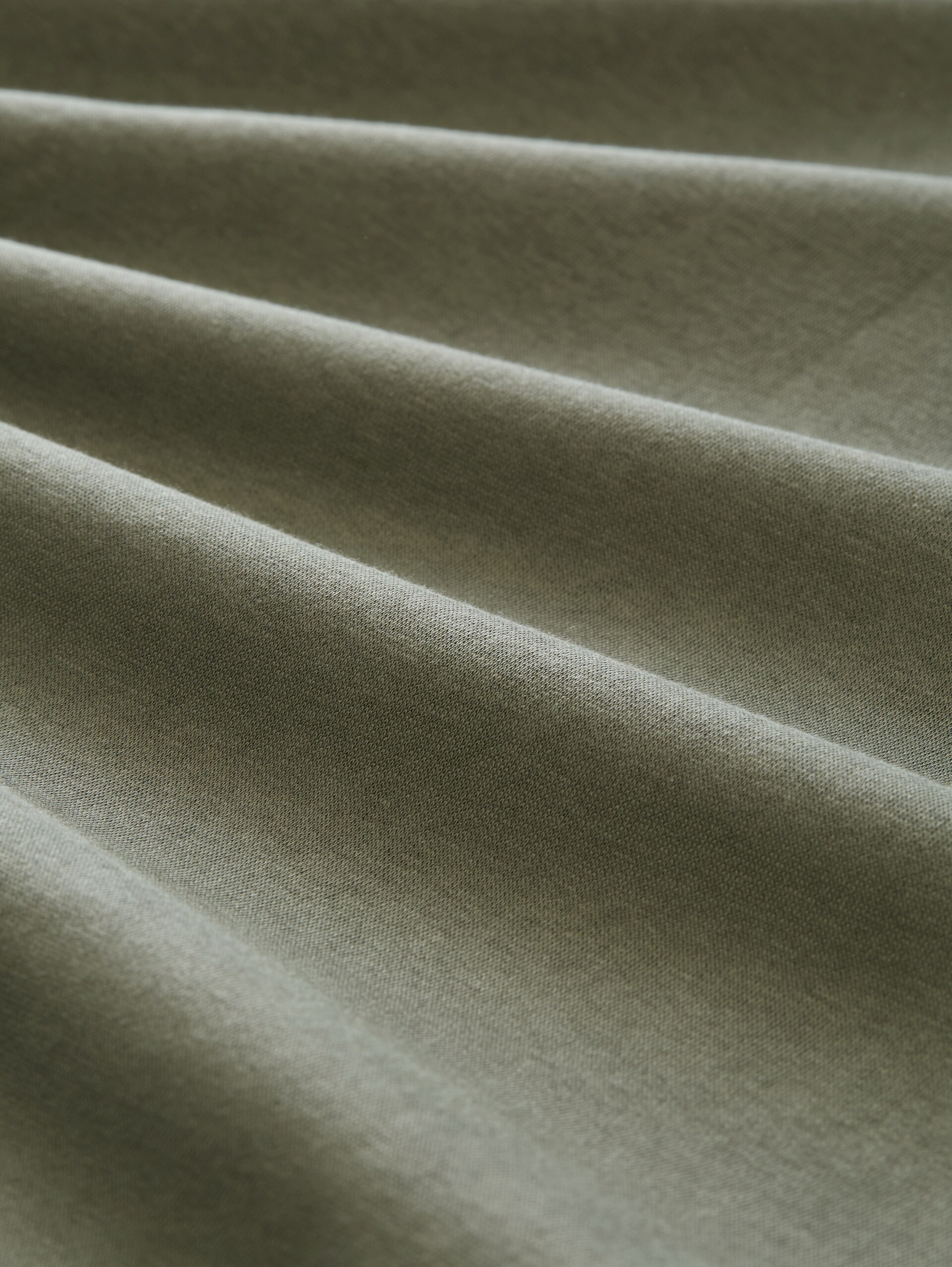 Sweatshirt met polokraag - urban olive green - Materiaalweergave