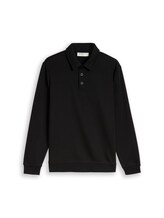 Niet geselecteerd, Sweatshirt met polokraag door Tom Tailor, 