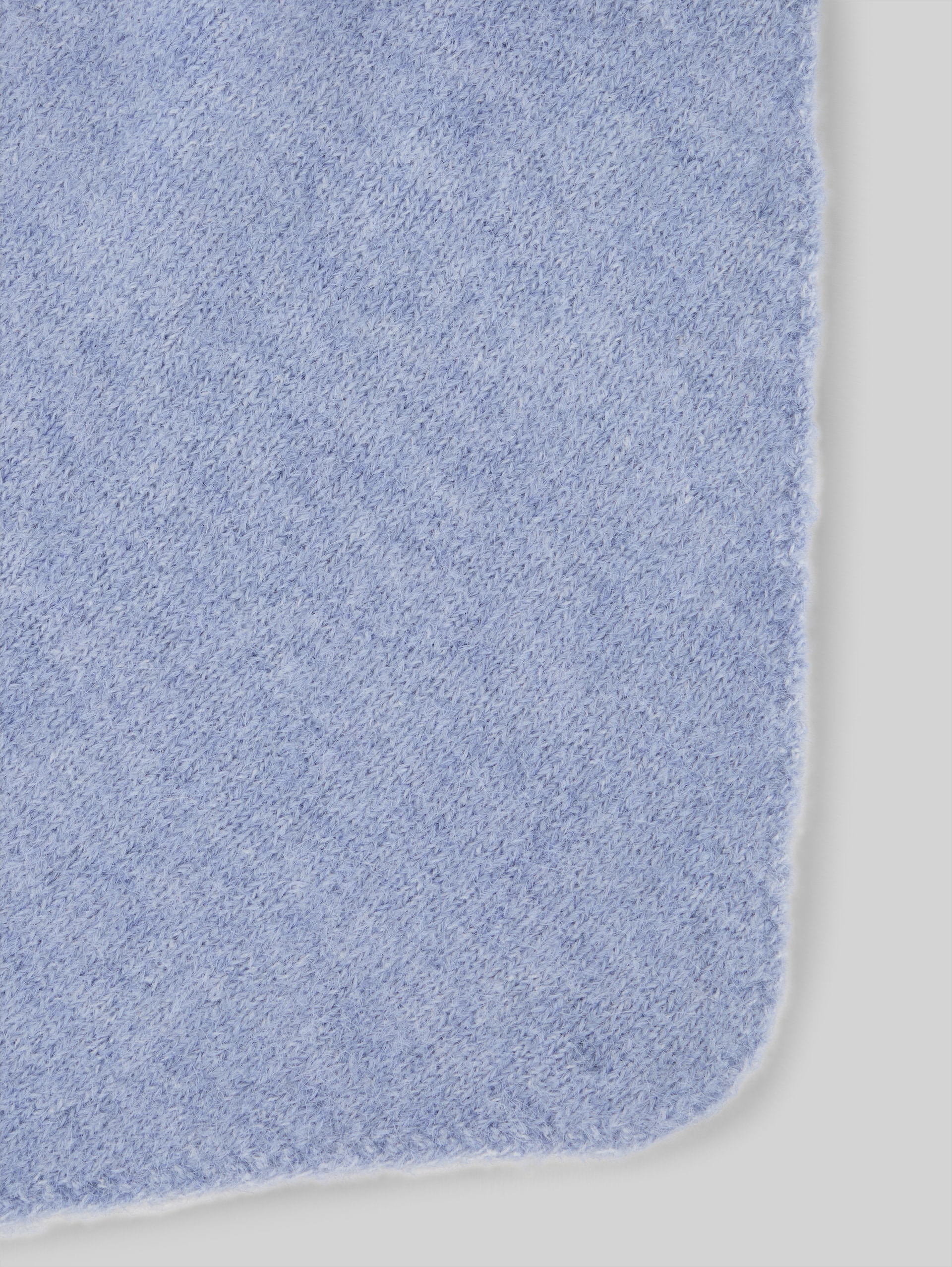 Schal mit Alpaka-Anteil - fern blue melange - Material-Ansicht