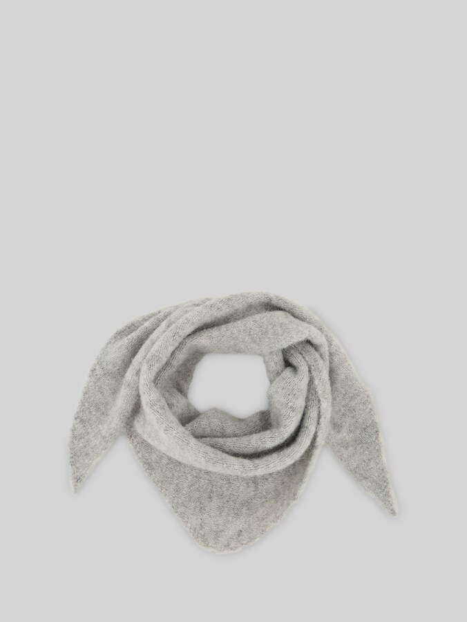 Schal mit Alpaka-Anteil von Women, soft grey melange