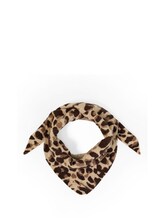 Geselecteerd, Cosy sjaal met luipaardprint door Tom Tailor, bruin