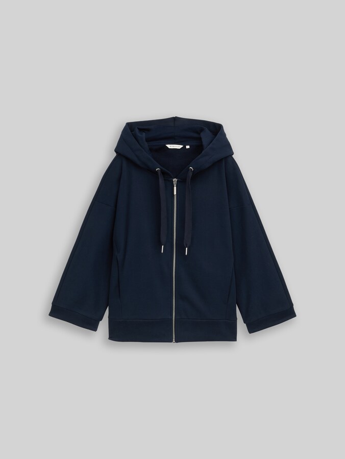 Hoodie Sweatweste mit Fledermausärmeln von Women, sky captain blue