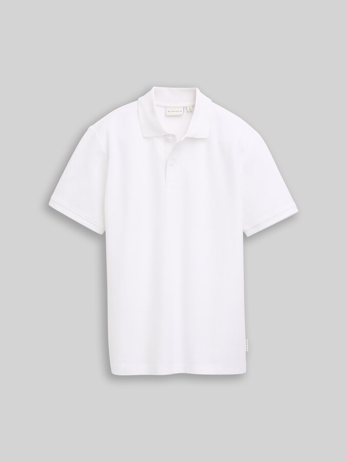Piqué Poloshirt von Teen Boys, White