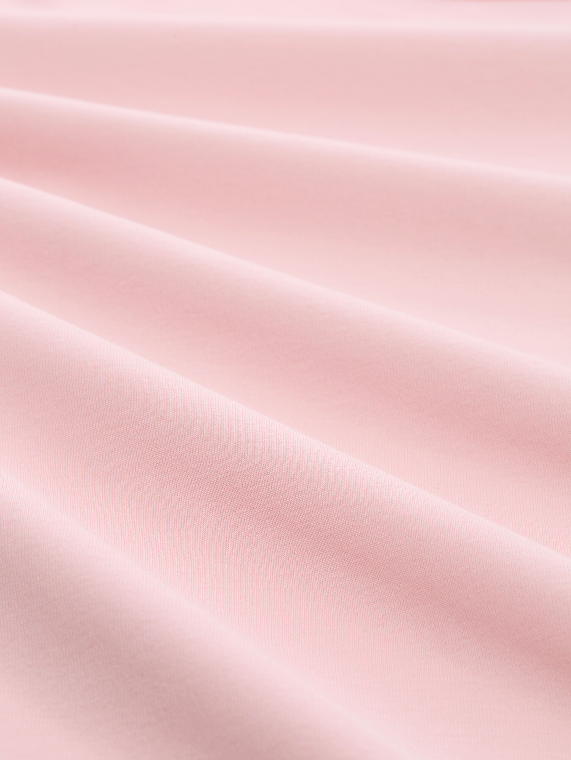 Slim Fit Langarmshirt mit U-Boot-Ausschnitt - light pastel pink - Material-Ansicht
