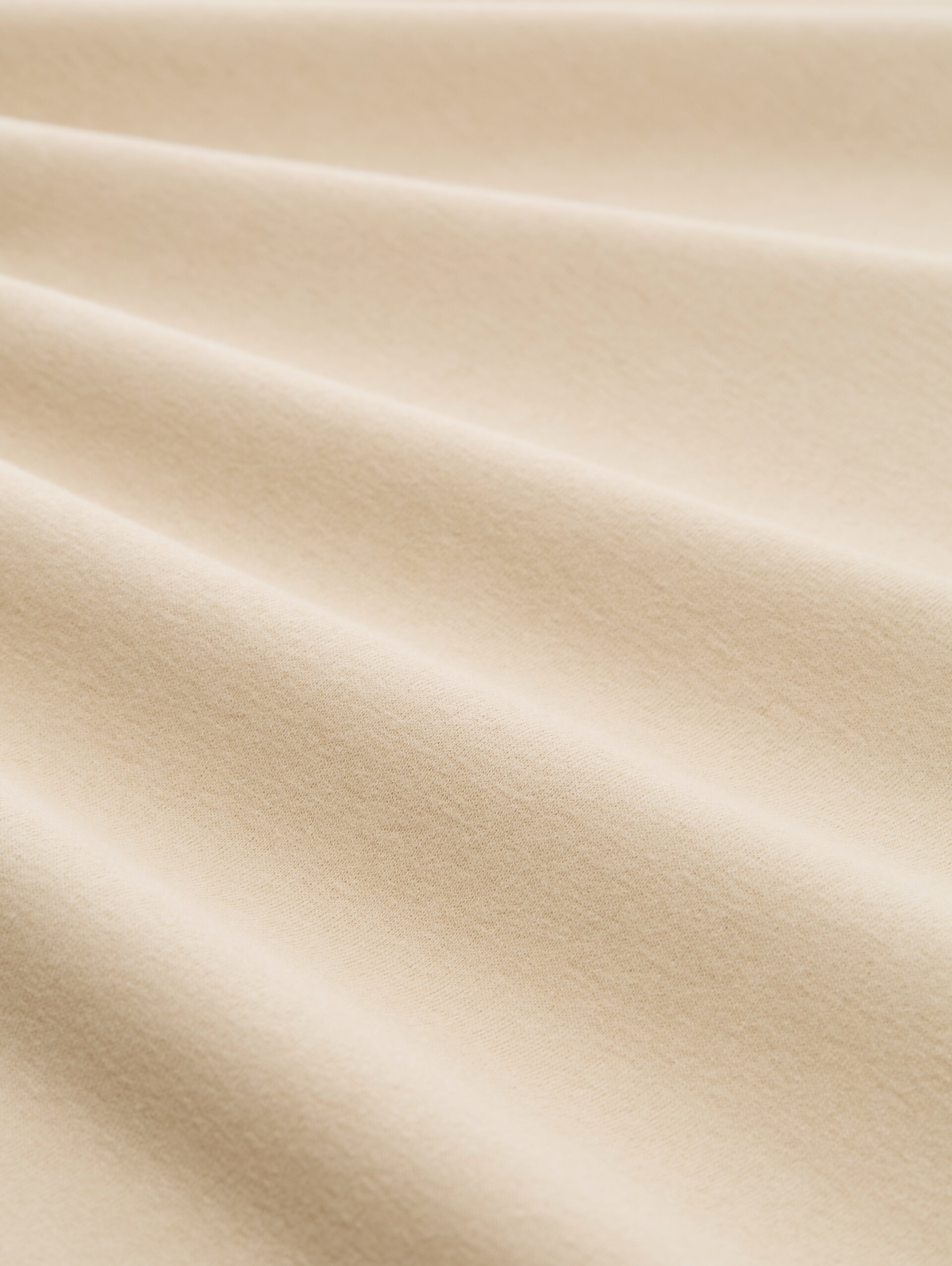 T-shirt coupe carrée au look 2-en-1 - gravel beige melange - Vue de la matière