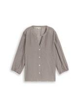Nicht ausgewählt, Bluse mit Muster von Tom Tailor, weiß
