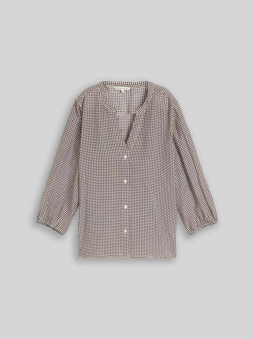 Chemisier à motifs par Women, small brown dot print