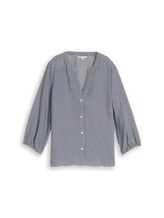 Ausgewählt, Bluse mit Muster von Tom Tailor, blau