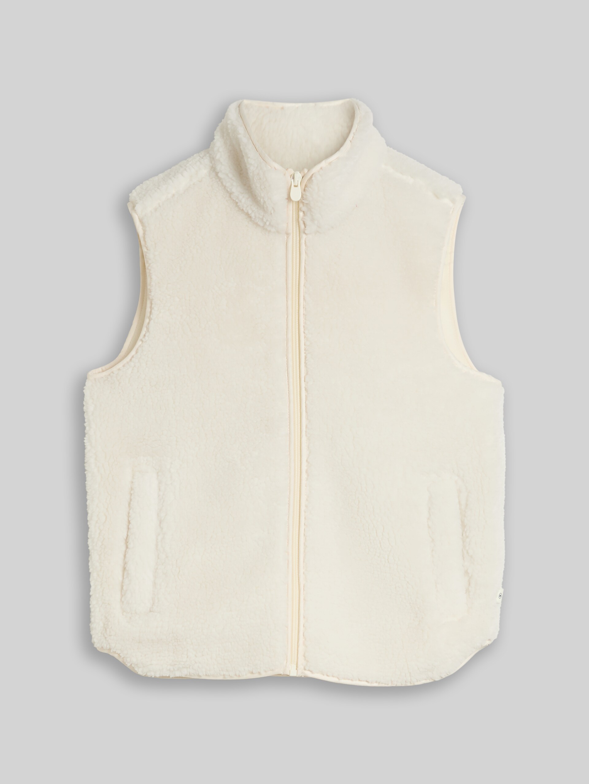Teddy-Weste - light creme teddy - Vorder-Produkt-Ansicht