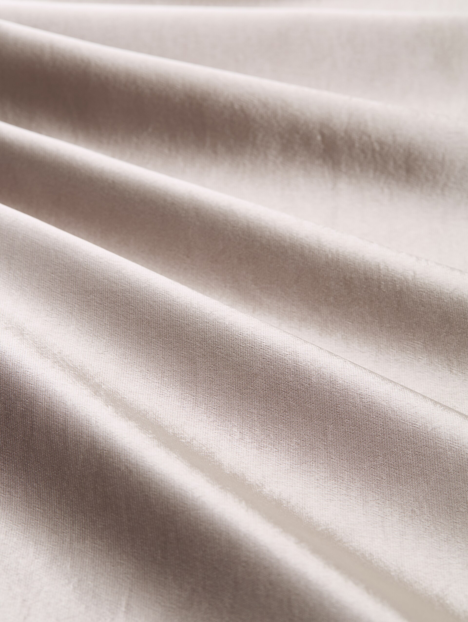 Fitted Satin Midi-Rock - atmosphere beige - Material-Ansicht