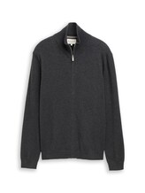 Ausgewählt, Strickjacke mit Kaschmir-Anteil von Tom Tailor, schwarz