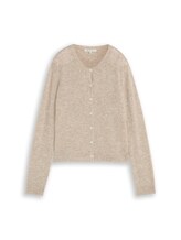 Ausgewählt, Cardigan mit Alpaka-Anteil von Tom Tailor, beige