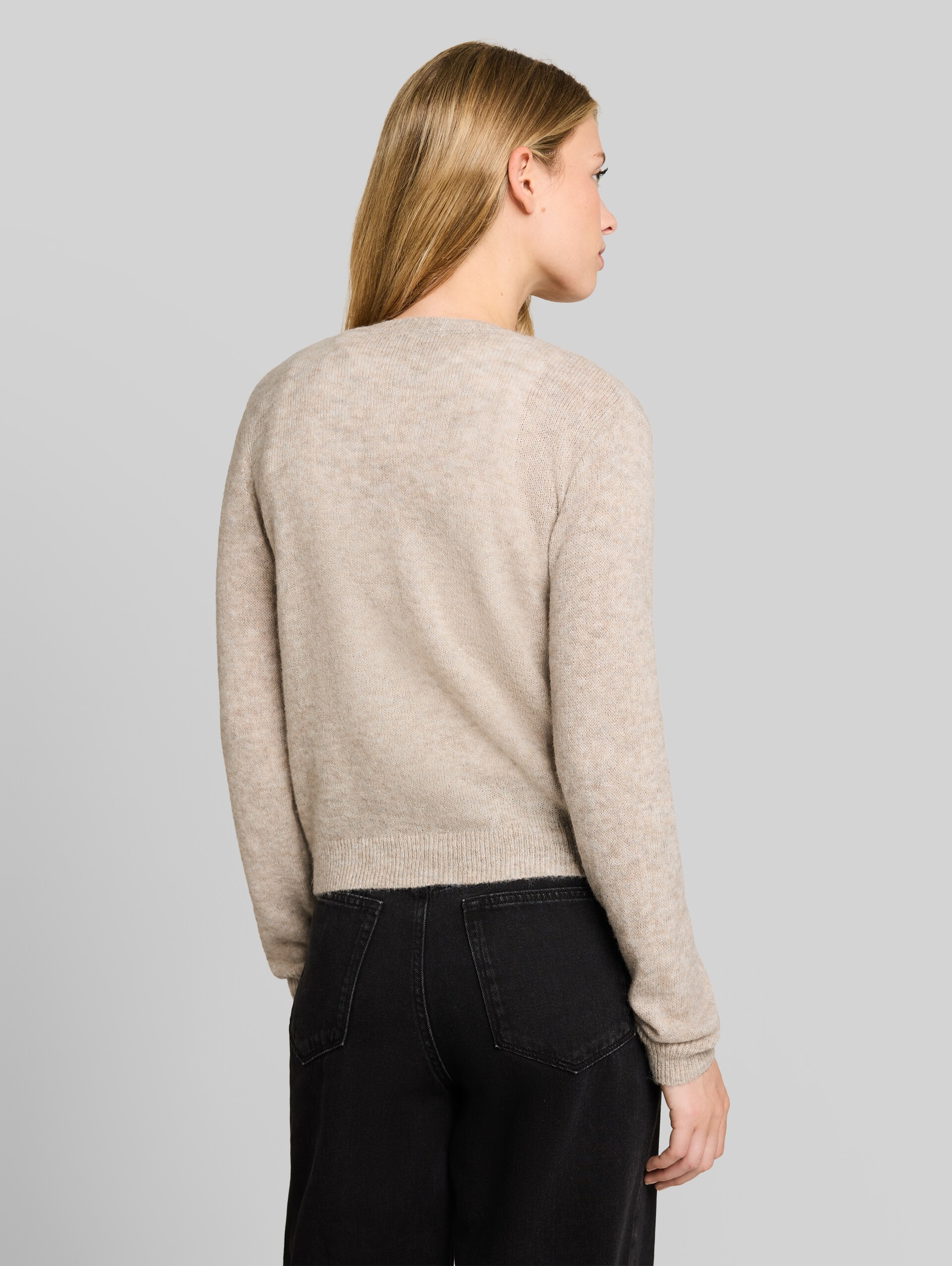 Cardigan mit Alpaka-Anteil - atmosphere beige melange
