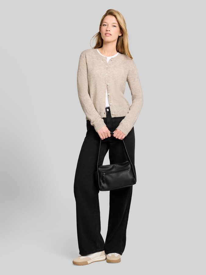 Cardigan mit Alpaka-Anteil von Denim Female, atmosphere beige melange