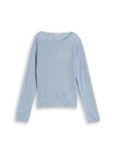 Geselecteerd, Gebreide trui met alpaca-aandeel door Tom Tailor, blauw