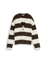 Geselecteerd, Gezellig vest met wol door Tom Tailor, bruin