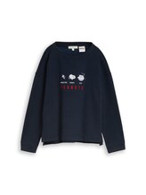 Ausgewählt, Loose Fit Sweatshirt mit Snoopy-Print von Tom Tailor, blau
