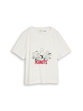 Geselecteerd, T-shirt met Snoopy-print door Tom Tailor, wit