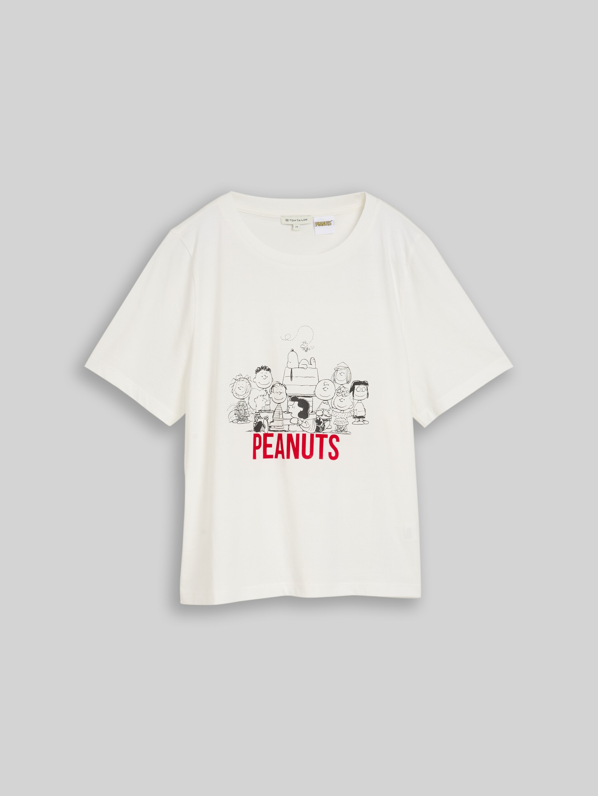 T-shirt met Snoopy-print - Whisper White - Product vooraanzicht