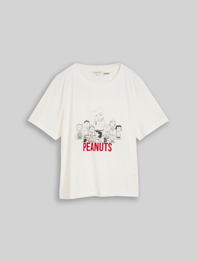 T-shirt with Snoopy print by Women, Whisper White