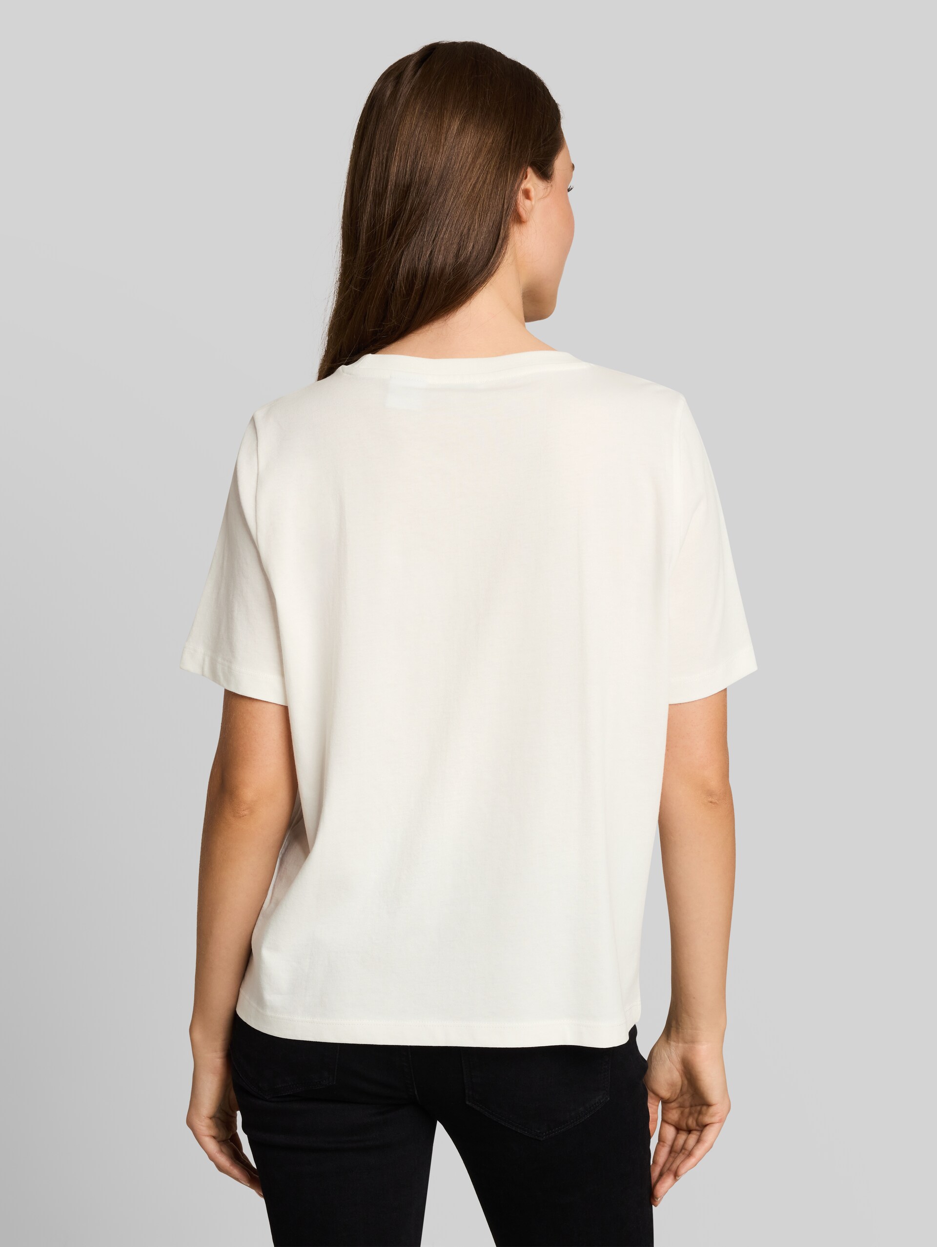T-Shirt mit Snoopy-Print - off white - Auschnitt Model-Rückansicht