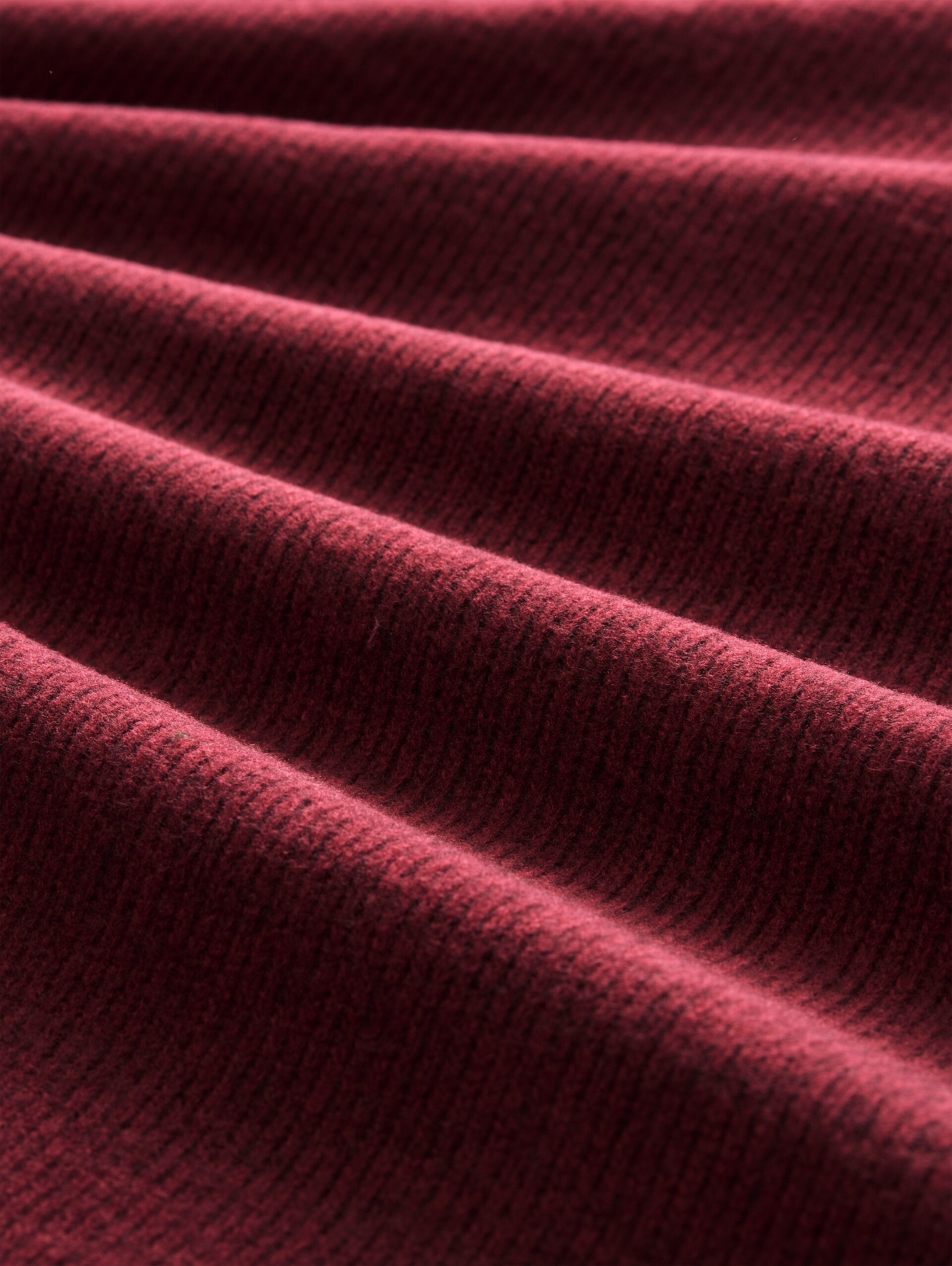 Plus Size - Gezellig sweatshirt met gemêleerde look - dark preppy plum melange - Materiaalweergave