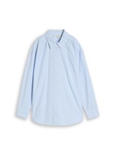 Ausgewählt, Plus Size - Loose Fit Popeline Hemdbluse von Tom Tailor, blau