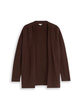 Geselecteerd, Plus Size - katoenen vest door Tom Tailor, bruin