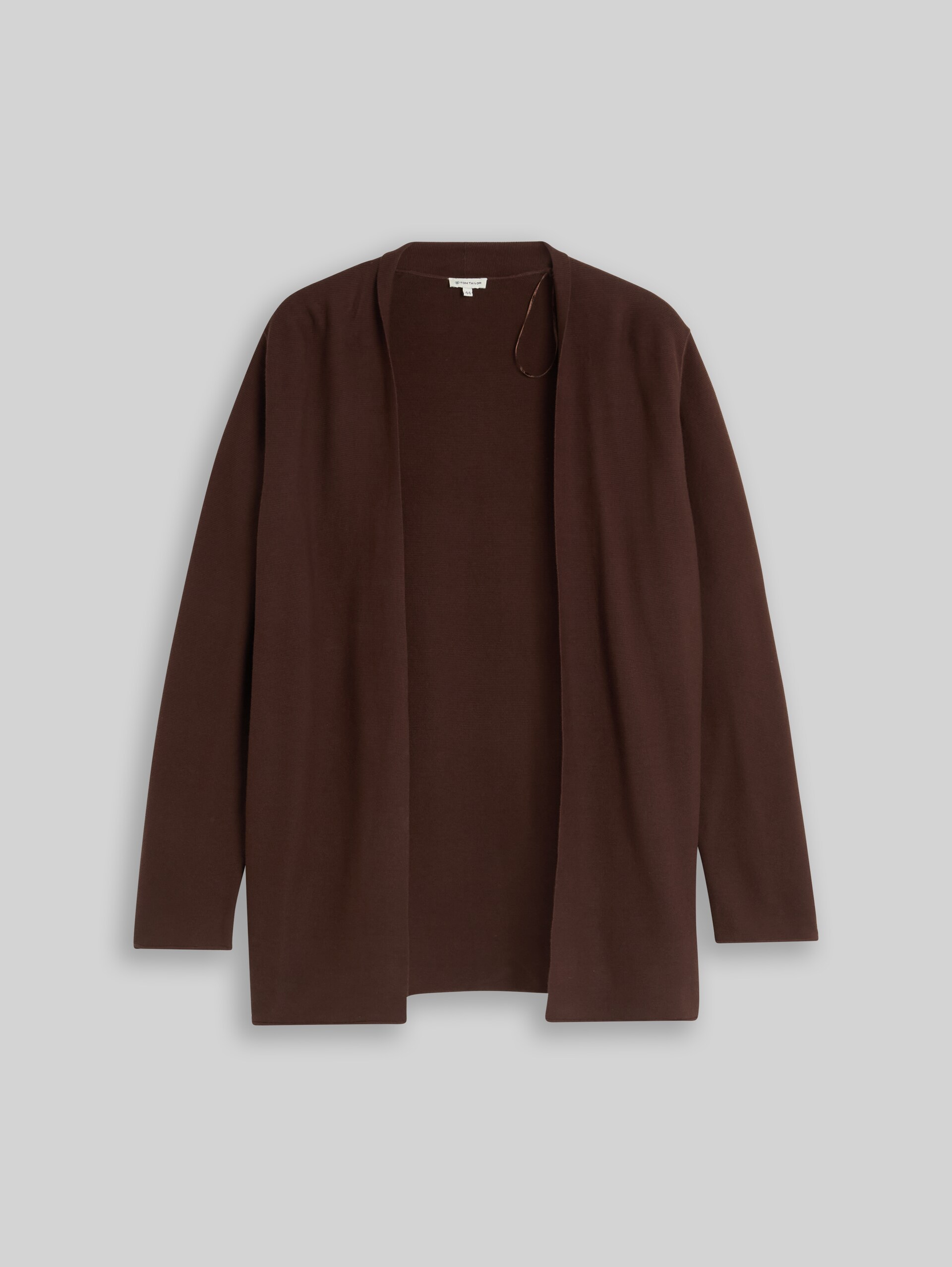 Plus Size - katoenen vest - java dark brown