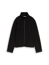 Ausgewählt, Scuba Sweatjacke mit Stehkragen von Tom Tailor, schwarz