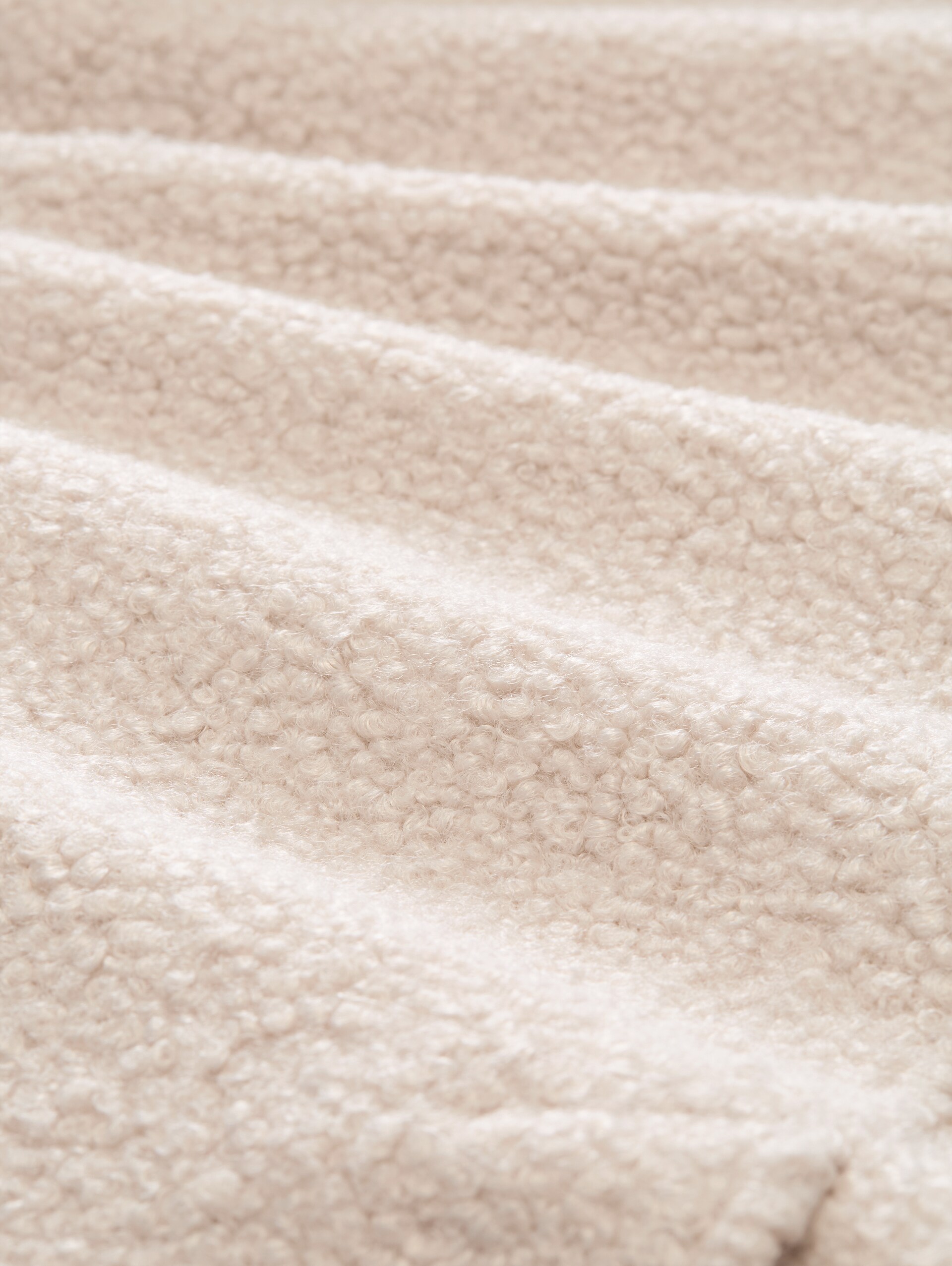 Manteau en bouclé au look 2-en-1 - cold beige - Vue détaillée du produit
