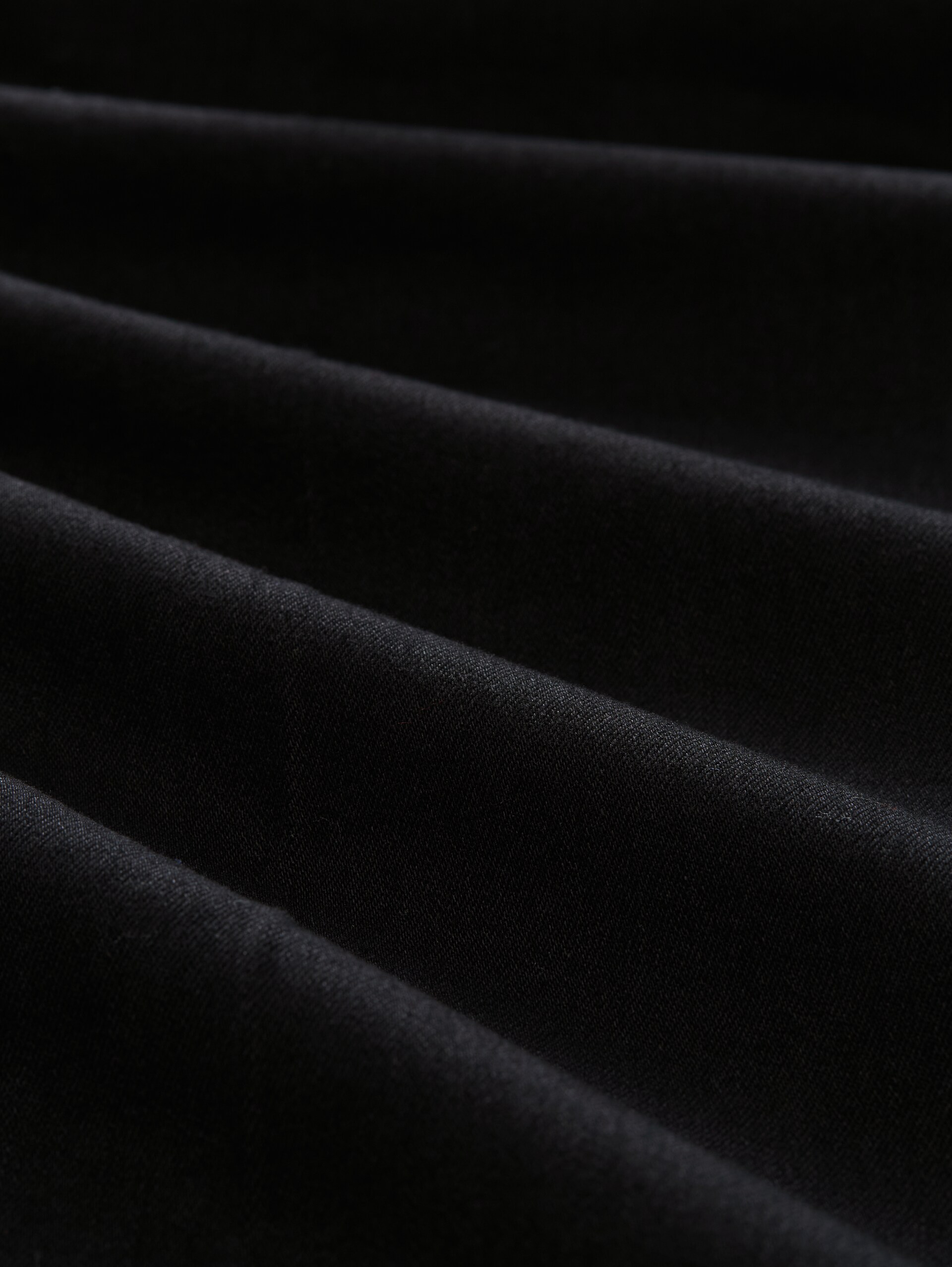TTMADINA WIDE-jeans met stretch - black black denim - Materiaalweergave