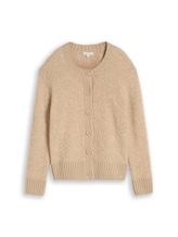 Geselecteerd, Bouclé-vest met wol door Tom Tailor, beige