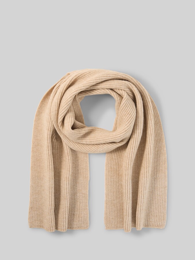 Sjaal met glittereffect door Women, gravel beige melange