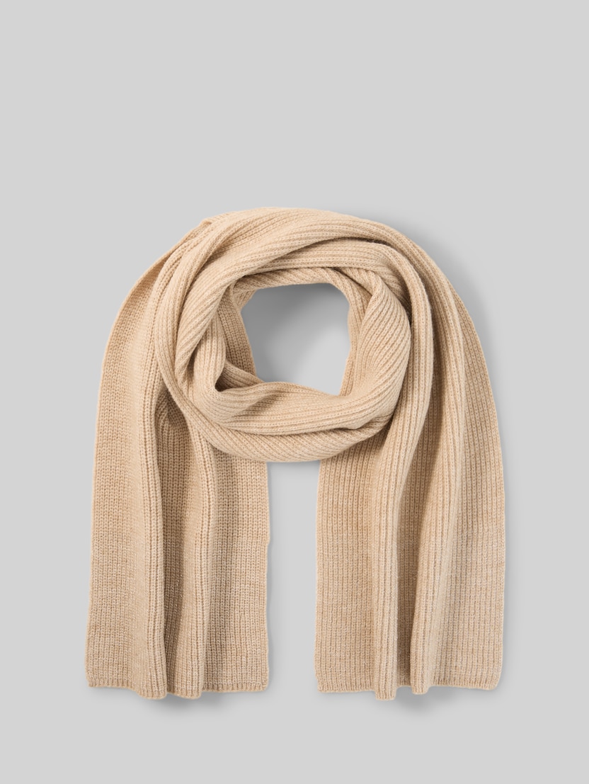 Schal mit Glitzer-Effekt von Women, gravel beige melange