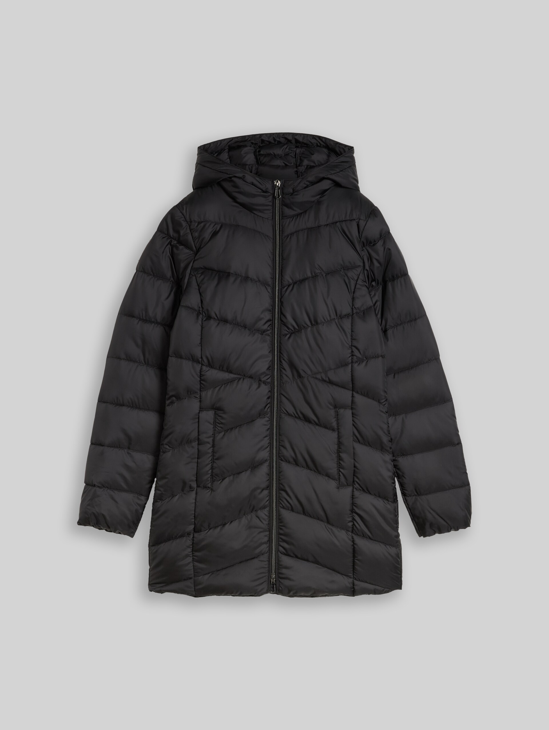 Lichtgewicht jas met capuchon - deep black - Product vooraanzicht