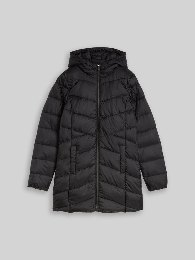 Lightweight Mantel mit Kapuze von Women, deep black