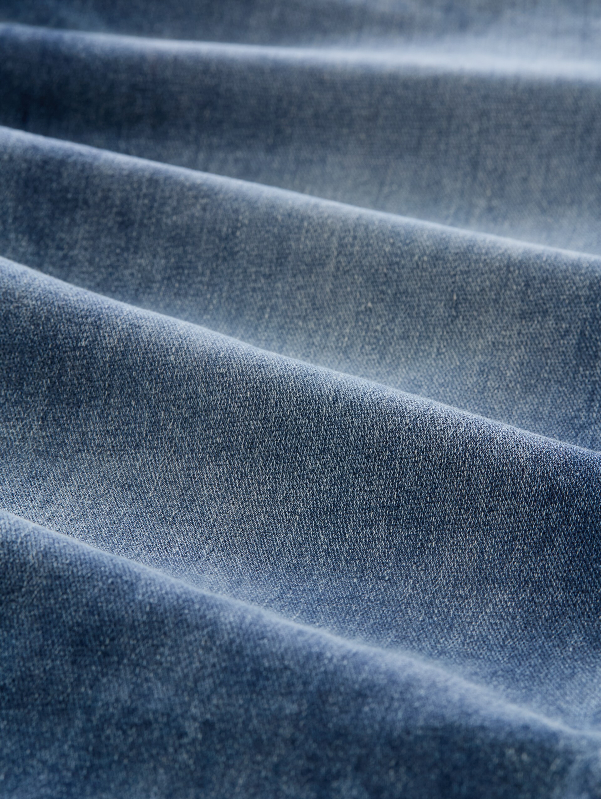 TTJOSH REGULAR SLIM Jeans mit Stretch - Used Mid Stone Blue Denim - Material-Ansicht