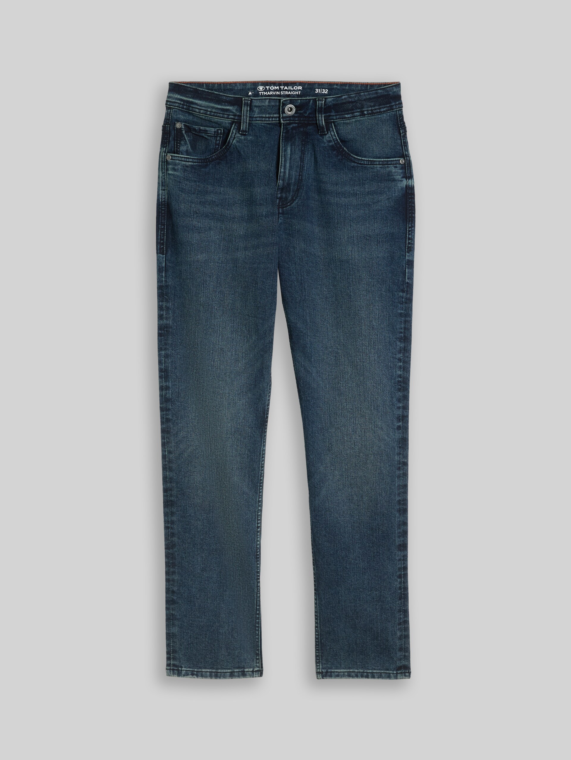 TTMARVIN STRAIGHT-jeans met stretch - dark blue denim - Product vooraanzicht