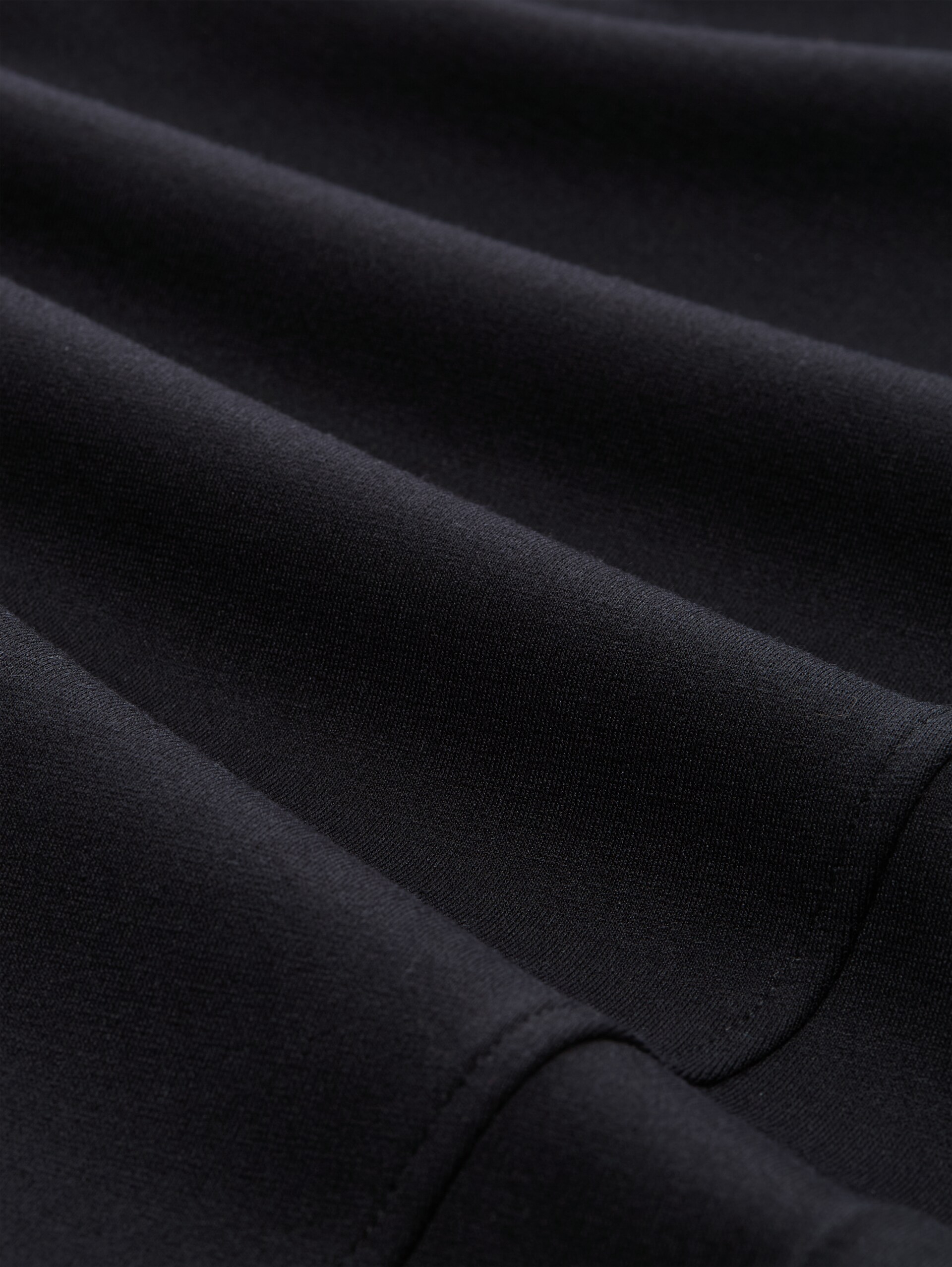 Loose Fit Barrel Hose - deep black - Material-Ansicht