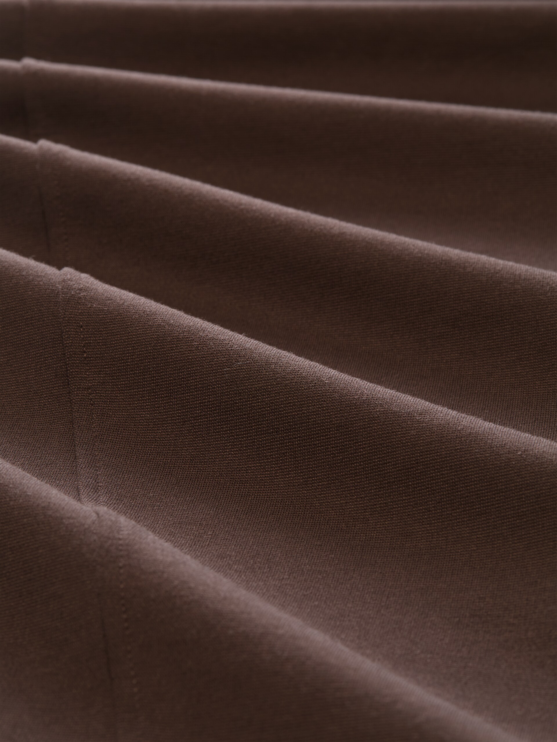 Loose fit barrel-broek - cool dark brown - Materiaalweergave
