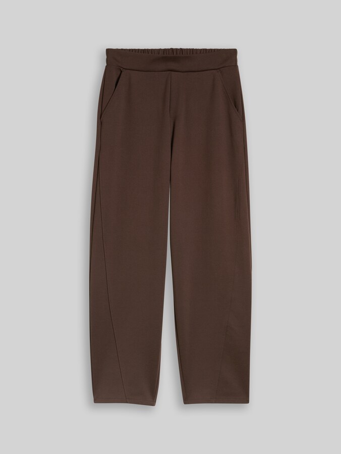 Loose fit barrel-broek door Denim Female, cool dark brown