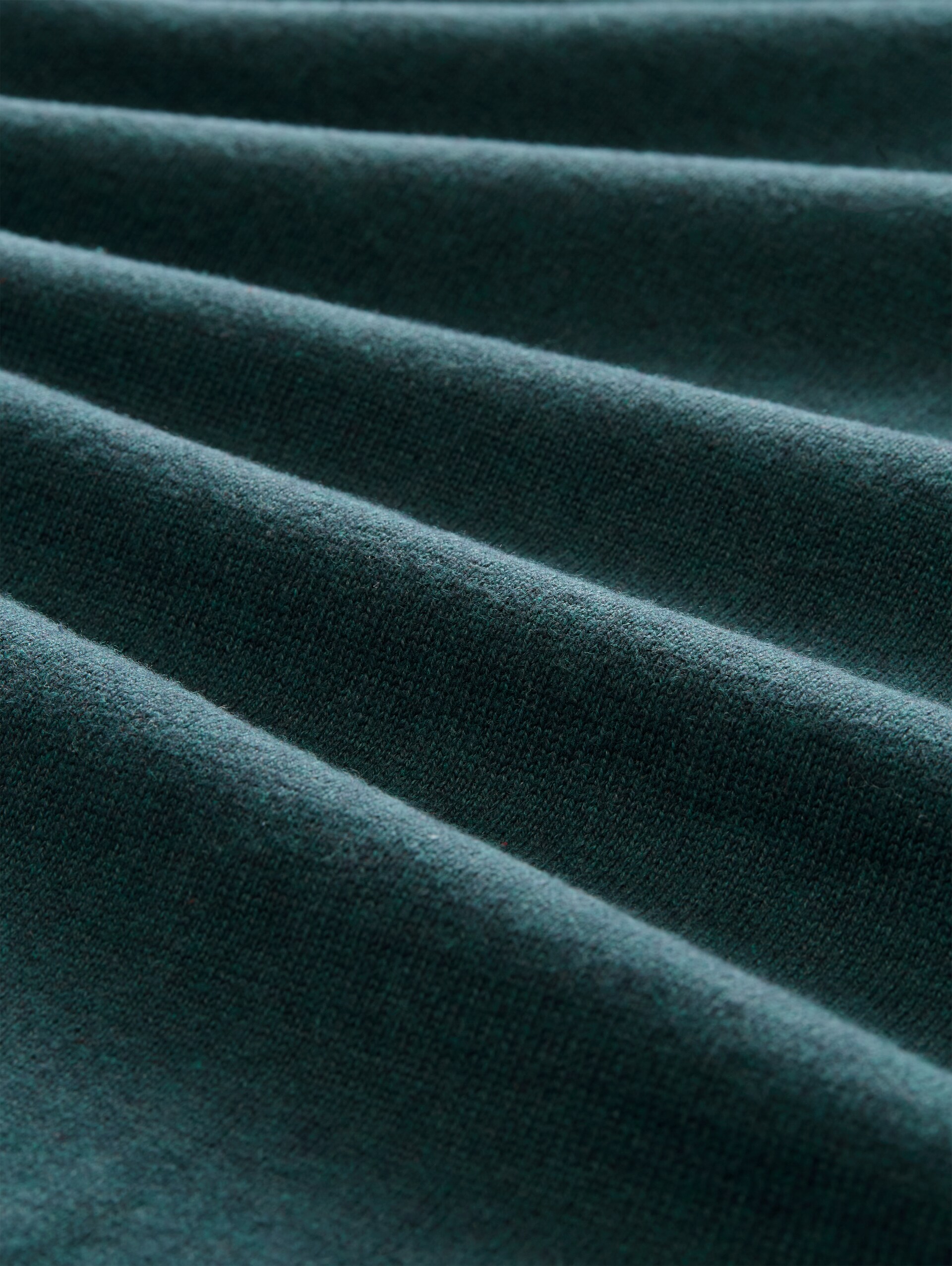 Cardigan au mélange de textures - sapphire green melange - Vue de la matière